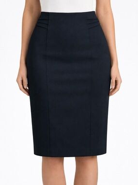 Express black High-Rise Pencil Skirt